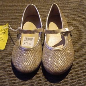 NWT Smart Fit Gold Glitter Dress Shoes